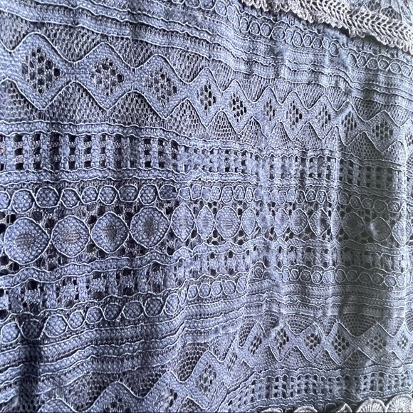 Dark Blue Longsleeve Detailed Dress - Picture 4 of 5